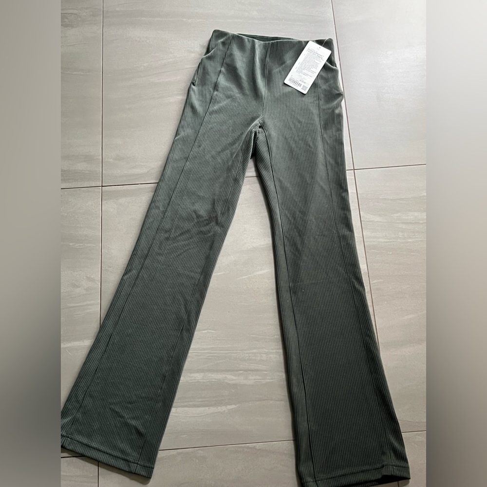 NWT Lululemon Ribbed Softstream Flared Pants NWT - image 1